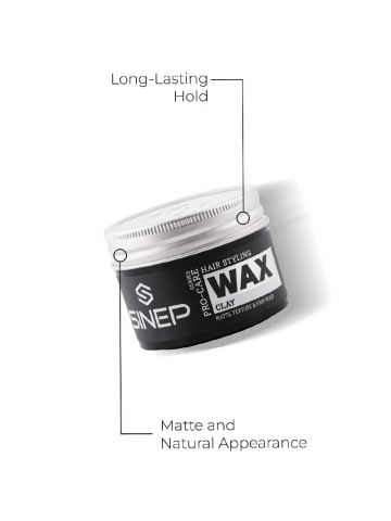 Sinep Clay Wax -Cera Effetto opaco Naturale