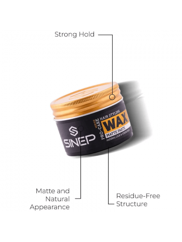 Sinep Wax matte Paste - Cera Effetto Matte